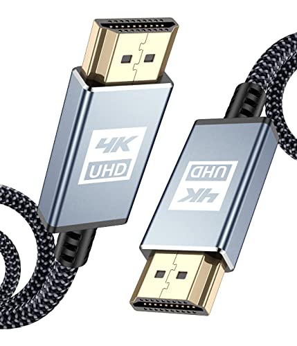 HDMI Cable 3.3ft [4K@60Hz, 1080P@144Hz], sweguard 4K HDMI 2.0 Cable High Speed ​​18Gbps Gold Plated Nylon Braided